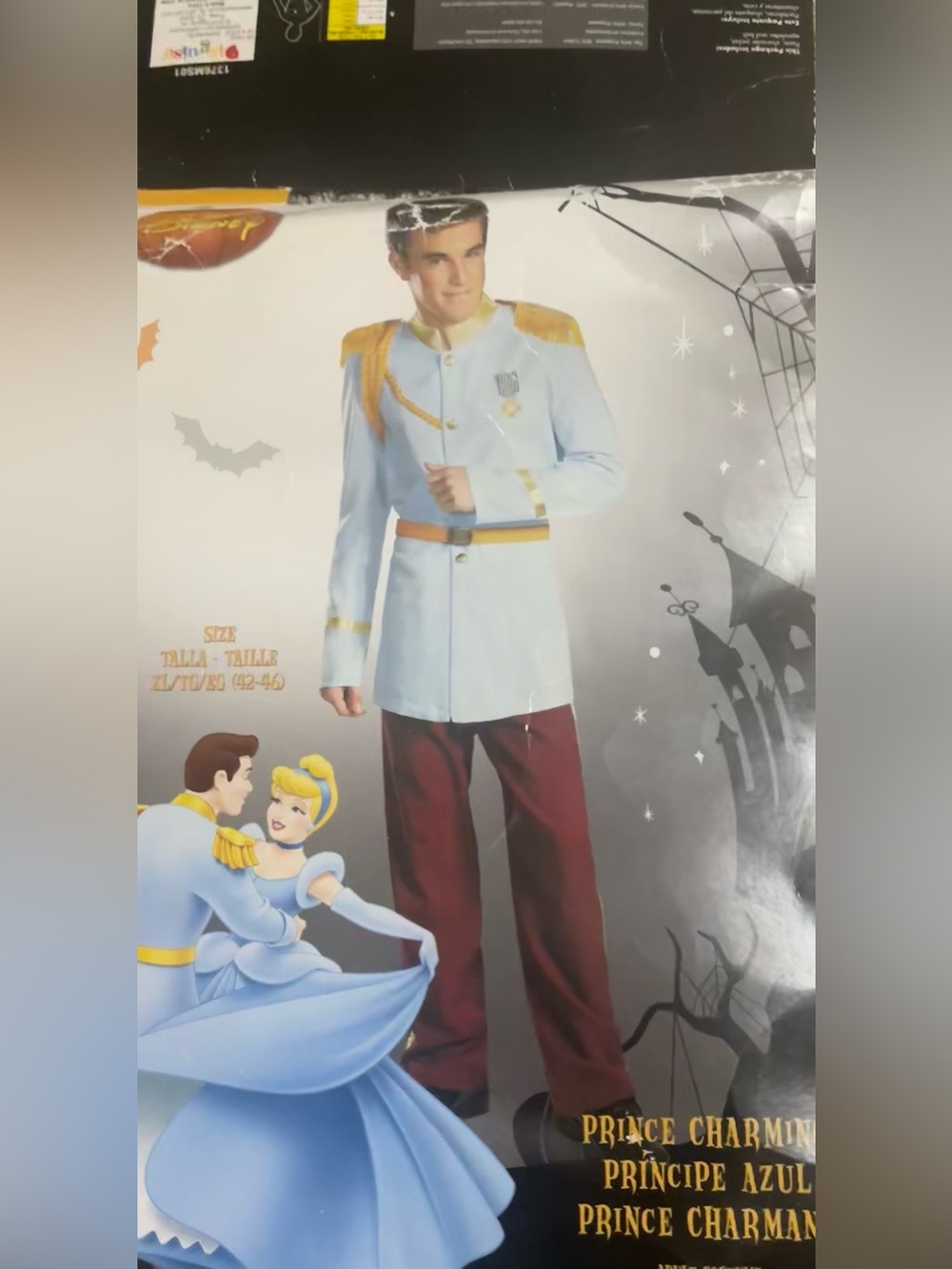 Disney Men’s XL Prince Charming costume